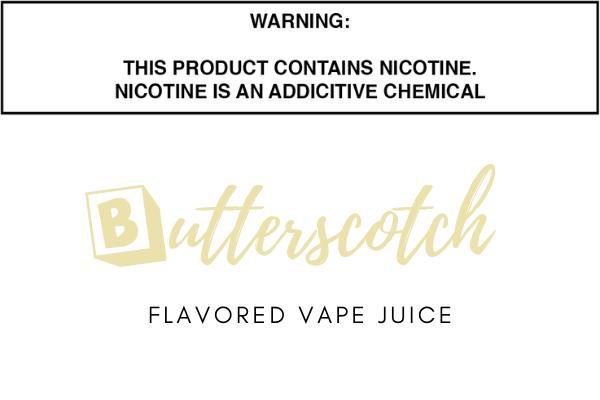 Butterscotch Flavored E Juice