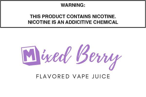 Mixed Berry Flavored E Juice