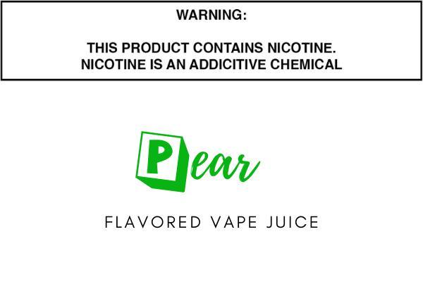 Pear Flavored E Juice