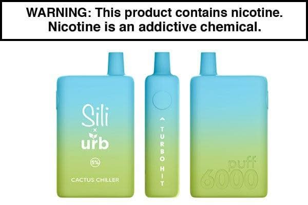 SILI X URB DISPOSABLE VAPE - 6000 PUFFS