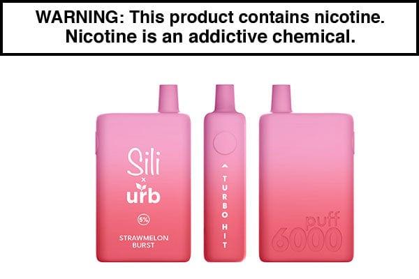 Sili X URB Disposable Vape 6000 Puffs - $12.95 Sili X URB Disposable Vape 6000 Puffs - $12.95