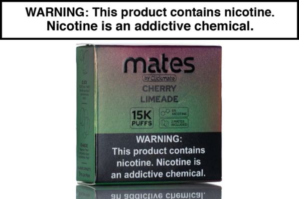 7 DAZE CLICKMATE MATES RECHARGE DISPOSABLE VAPE PODS - 15,000 PUFFS (2 PACK)