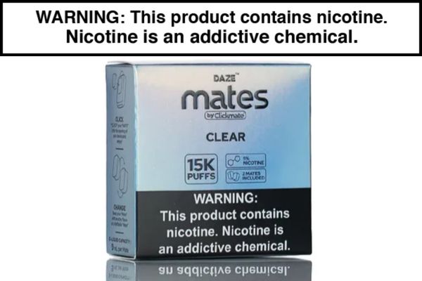 7 DAZE CLICKMATE MATES RECHARGE DISPOSABLE VAPE PODS