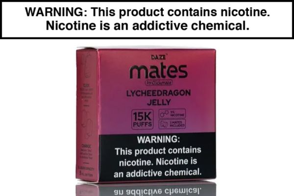 7 DAZE CLICKMATE MATES RECHARGE DISPOSABLE VAPE PODS - 15,000 PUFFS (2 PACK)