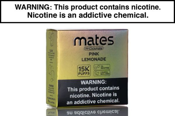 7 DAZE CLICKMATE MATES RECHARGE DISPOSABLE VAPE PODS - 15,000 PUFFS (2 PACK)