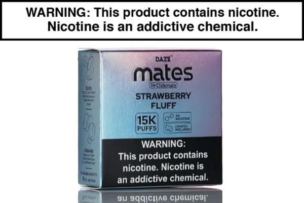 7 DAZE CLICKMATE MATES RECHARGE DISPOSABLE VAPE PODS - 15,000 PUFFS (2 PACK)