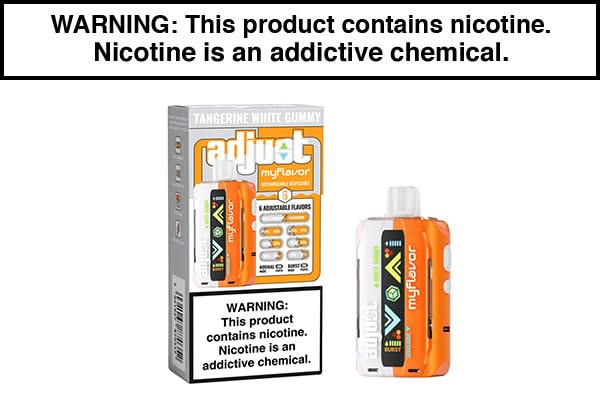 myflavor vape flavors ADJUST MYFLAVOR 40K DISPOSABLE VAPE