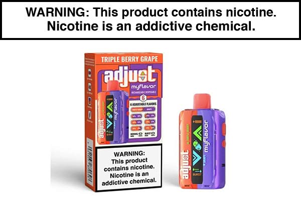 ADJUST MYFLAVOR 40K DISPOSABLE VAPE - 40,000 PUFFS ADJUST MYFLAVOR 40K DISPOSABLE VAPE - 40,000 PUFFS