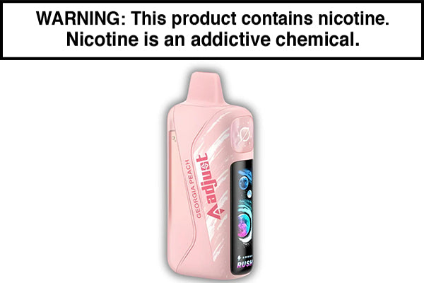 ADJUST MYRUSHER 40K DISPOSABLE VAPE - 40,000 PUFFS Georgia Peach