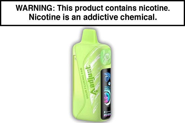 ADJUST MYRUSHER 40K DISPOSABLE VAPE - 40,000 PUFFS Sour Fcuking Fab