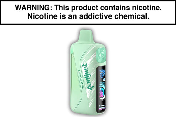 ADJUST MYRUSHER 40K DISPOSABLE VAPE - 40,000 PUFFS Winter Mint