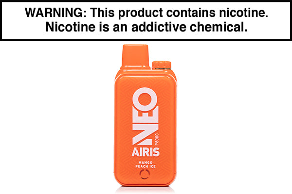 AIRIS NEO P8000 DISPOSABLE VAPE - 8,000 PUFFS Mango Peach Ice