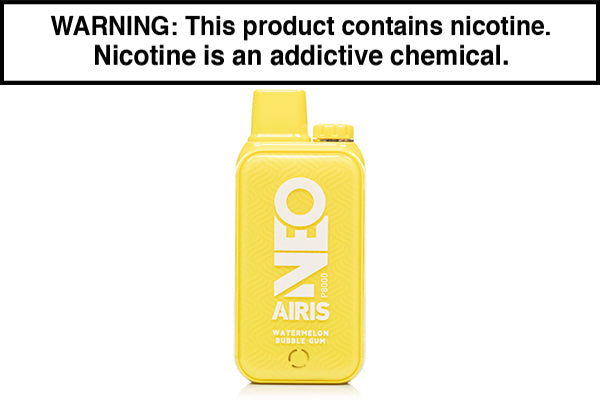 AIRIS NEO P8000 DISPOSABLE VAPE - 8,000 PUFFS Watermelon Bubble Gum