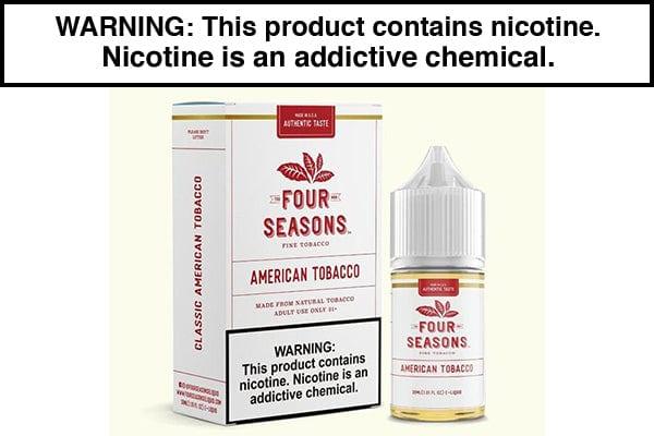 AMERICAN TOBACCO BY FOUR SEASONS 30ML/60ML AMERICAN TOBACCO BY FOUR SEASONS 30ML/60ML