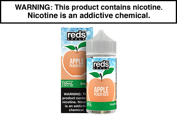 PEACH APPLE ICED BY REDS E JUICE 60ML/100ML