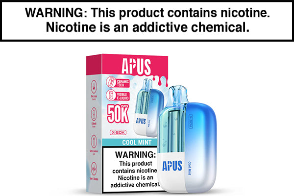 APUS X 50K DISPOSABLE VAPE - 50,000 PUFFS Cool Mint
