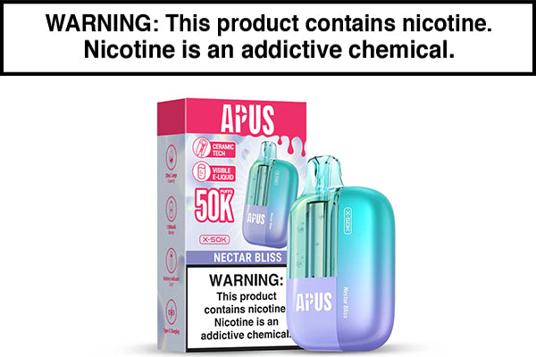 APUS X 50K DISPOSABLE VAPE - 50,000 PUFFS Nectar Bliss