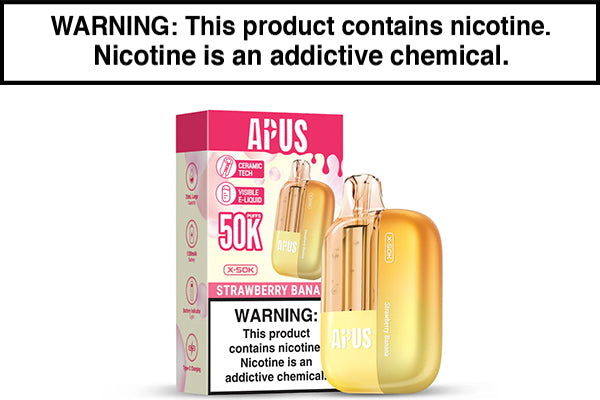 APUS X 50K DISPOSABLE VAPE - 50,000 PUFFS Strawberry Banana