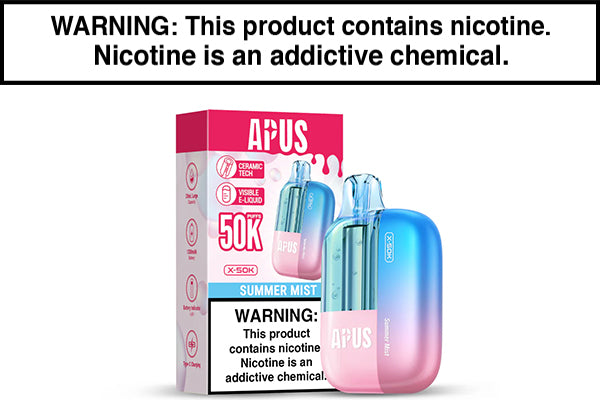 APUS X 50K DISPOSABLE VAPE - 50,000 PUFFS Summer Mist