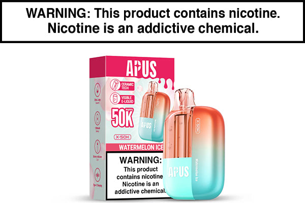 APUS X 50K DISPOSABLE VAPE - 50,000 PUFFS Watermelon Ice