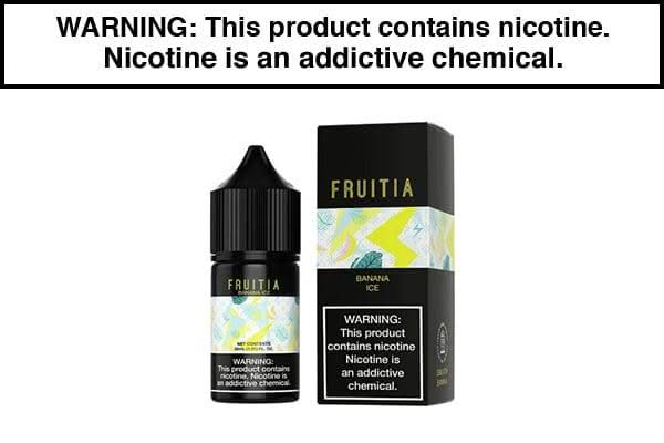 BANANA ICE BY FRUITIA SALTS 30ML