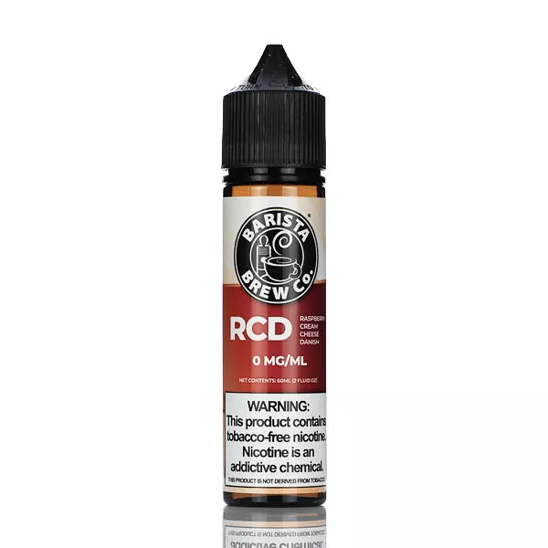BARISTA BREW CO. - NO NICOTINE VAPE JUICE 60ML Raspberry Cream Cheese Danish