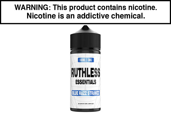 BLUE RAZZ STRAWZZ BY RUTHLESS ESSENTIALS 100ML