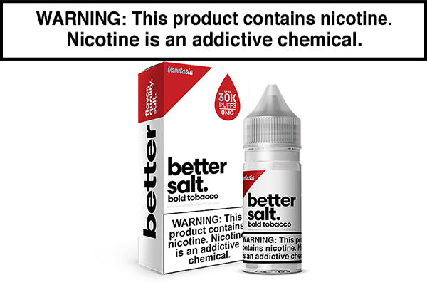 BOLD TOBACCO BY VAPETASIA BETTER SALT 30ML