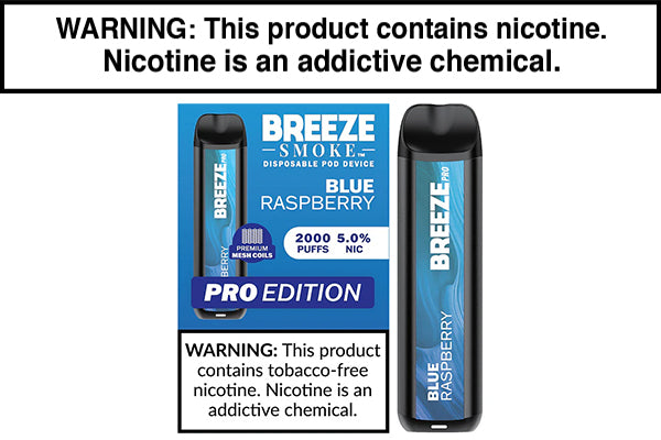 Breeze Smoke Pro 2,000 Puff Disposable Vape - $13.99 - Vape Juice