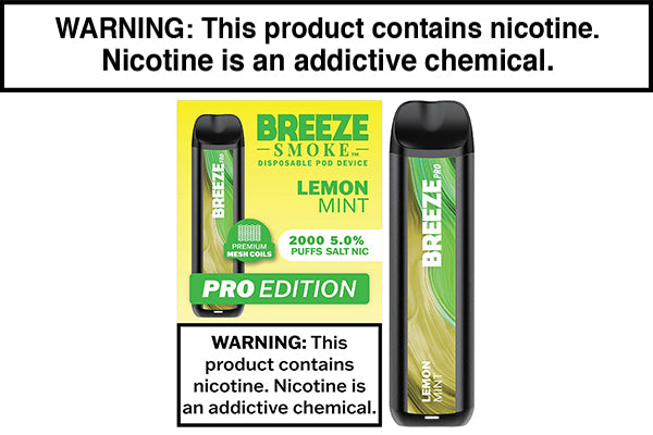 Breeze Smoke Pro 2,000 Puff Disposable Vape - $13.99 - Vape Juice
