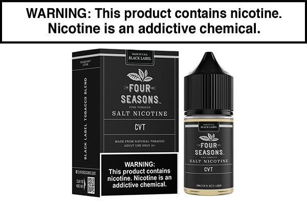 CVT BY FOUR SEASONS BLACK LABEL SALTS 30ML