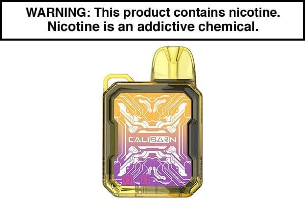 UWELL CALIBURN BAR B6000 12ML 6000 PUFF DISPOSABLE VAPE UWELL CALIBURN BAR B6000 12ML 6000 PUFF DISPOSABLE VAPE