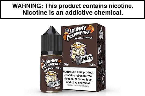 CARAMEL TOBACCO BY JOHNNY CREAMPUFF SALTS 30ML CARAMEL TOBACCO BY JOHNNY CREAMPUFF SALTS 30ML