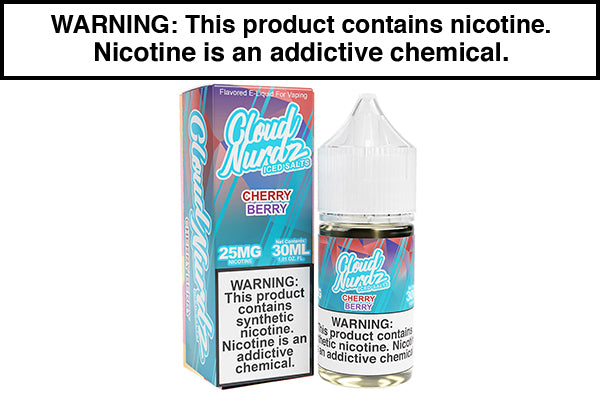 CHERRY BERRY ICED BY CLOUD NURDZ SALT 30ML