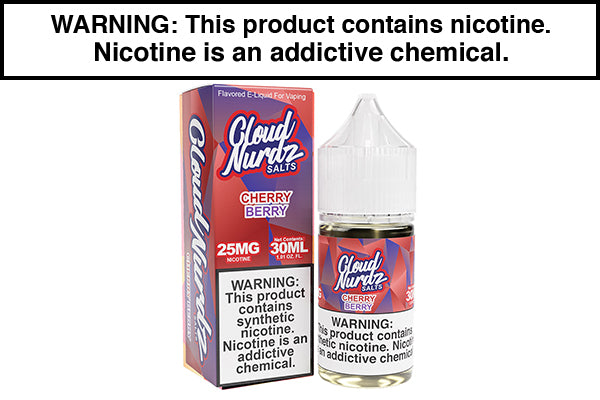 CHERRY BERRY BY CLOUD NURDZ SALT 30ML