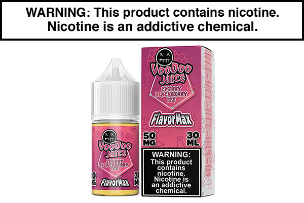 CHERRY BLACKBERRY ICE BY VOODOO JOOS FLAVORMAX SALTS 30ML