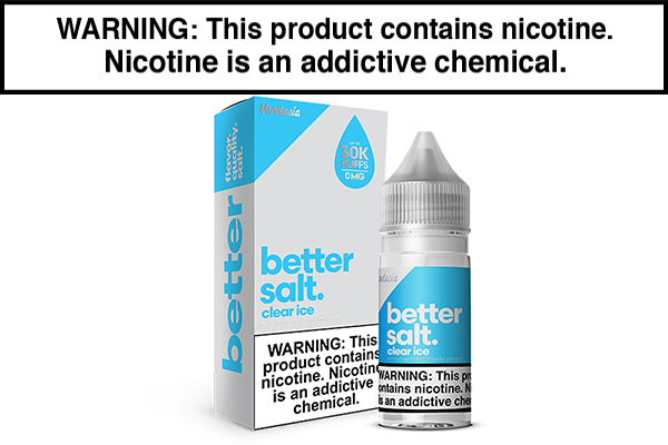 CLEAR ICE BY VAPETASIA BETTER SALT 30ML