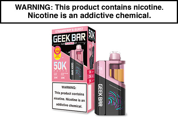 GEEK BAR CLIO PLATINUM DISPOSABLE VAPE KIT - 50,000 PUFFS - Vape Juice