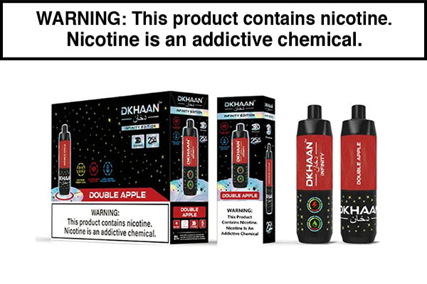 DKHAAN INFINITY 25K DISPOSABLE VAPE - 25000 PUFFS Double Apple