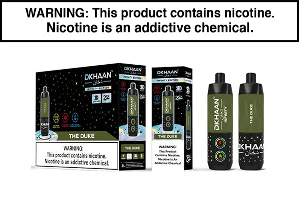DKHAAN INFINITY 25K DISPOSABLE VAPE - 25000 PUFFS The Duke