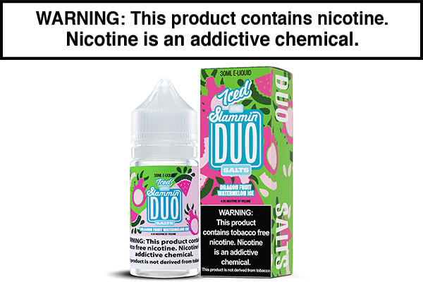 DRAGON FRUIT WATERMELON ICE BY SLAMMIN DUO SALTS 30ML