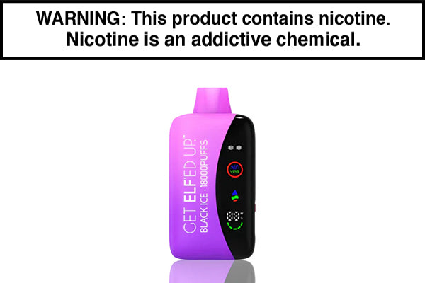 ELF VPR 18K DISPOSABLE VAPE - 18,000 PUFFS Black Ice