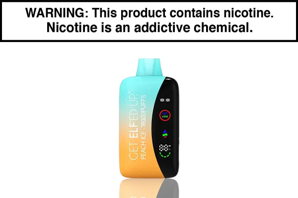 ELF VPR 18K DISPOSABLE VAPE - 18,000 PUFFS Peach Ice
