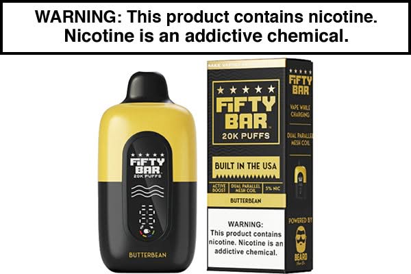 FIFTY BAR V2 20K DISPOSABLE VAPE - 20,000 PUFFS FIFTY BAR V2 20K DISPOSABLE VAPE - 20,000 PUFFS