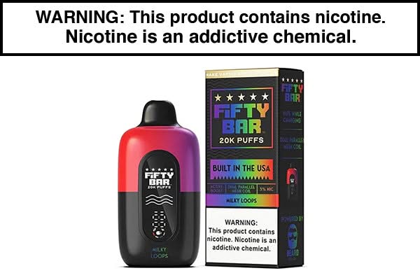 FIFTY BAR V2 20K DISPOSABLE VAPE - 20,000 PUFFS FIFTY BAR V2 20K DISPOSABLE VAPE - 20,000 PUFFS