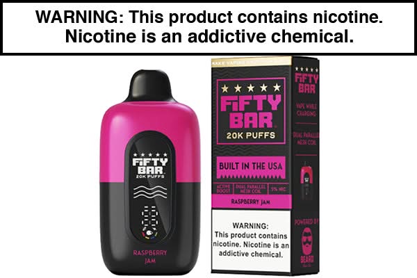 FIFTY BAR V2 20K DISPOSABLE VAPE - 20,000 PUFFS FIFTY BAR V2 20K DISPOSABLE VAPE - 20,000 PUFFS