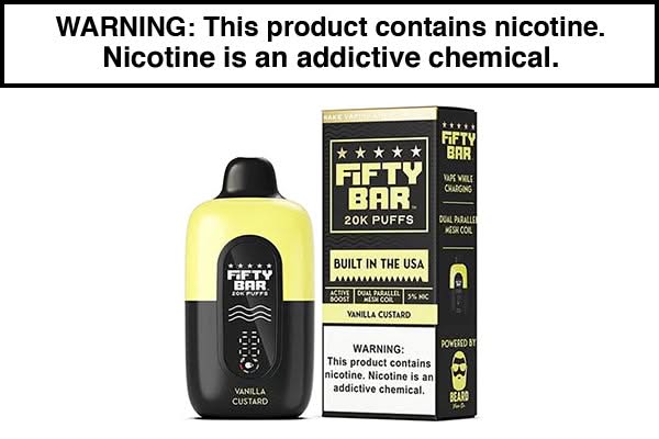 FIFTY BAR V2 20K DISPOSABLE VAPE - 20,000 PUFFS FIFTY BAR V2 20K DISPOSABLE VAPE - 20,000 PUFFS