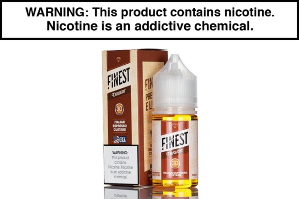 ITALIAN ESPRESSO CUSTARD BY THE FINEST E-LIQUID 100ML