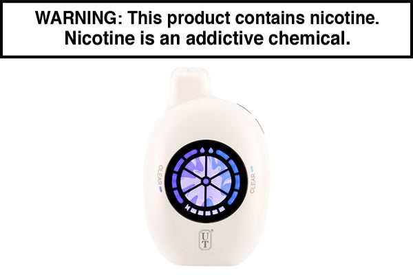 FLUM UT BAR DISPOSABLE VAPE - 50,000 PUFFS Clear White