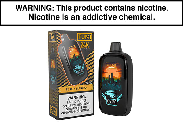 FUMI 24K DISPOSABLE VAPE - 24,000 PUFFS Peach Mango
